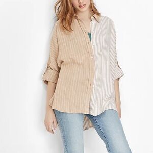 American Eagle oversized button up